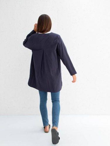 Mia Coat Navy by ChalkUK